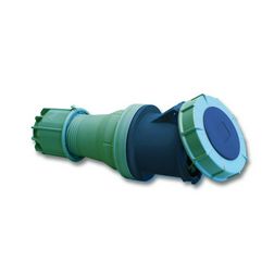 Ipari dugalj lengő 2P+E 125A 230V(50+60Hz) kék egyenes IP67 műanyag 6h-pozíció PowerTwist PCE - 243-6