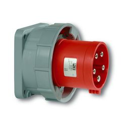Ipari dugvilla 3P+N+E ráépíthető 63A 400V(50+60Hz) piros műanyag egyenes csavaros PCE - 635-6