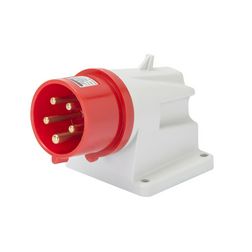 Ipari dugvilla falra szerelhető 3P+N+E ráépíthető 32A 380-415V(50+60Hz) piros IEC309HP GEWISS - GW60420
