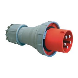 Ipari dugvilla lengő 3P+N+E 125A 400V(50+60Hz) piros IP67 műanyag csavaros Power Twist PCE - 045-6