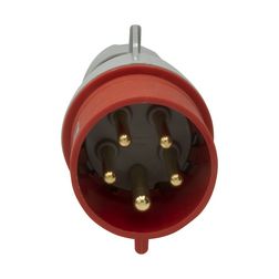 Ipari dugvilla lengő 3P+N+E 32A 380-415V(50+60Hz) piros IP44 műanyag P17 Tempra PRO LEGRAND - 555239