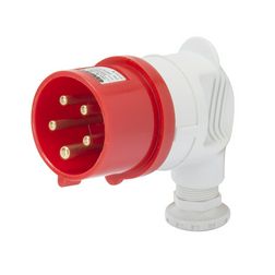 Ipari dugvilla lengő 3P+N+E pipa 16A 380-415V(50+60Hz) piros IP44 műanyag IEC309HP GEWISS - GW60090