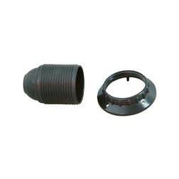 Izzólámpa foglalat lengő E14 csavaros műanyag fekete Kopp - 211115009