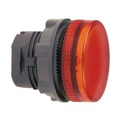 Jelzőlámpa fej d22 LED-hez kerek piros magas 1-lámpa fekete IP66 Harmony XB5 Schneider - ZB5AV043