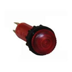 Jelzőlámpa kompakt műa. d10 1x piros 24V AC/DC kerek magas fényforrással L-10-24 VA Elektronika - 3951