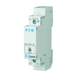 Jelzőlámpa komplett sorolható 1x LED fehér 110-240V AC/DC kerek lapos Z-EL/WH230 EATON - 107494