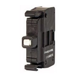 Jelzőlámpamodul LED 12-30V/AC 12-30V/DC fehér-fényű előlapra rugószorításos M22-CLED-W EATON - 216569