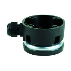 Jelzőoszlop rögzítőtalp mágneses műanyag fekete WERMA - 97584004