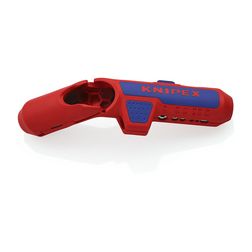 Kábel-/ércsupaszító univerezális balkezes 8-13mm 0.20-4mm2 hosszvágó körvágó ErgoStrip KNIPEX - 169502SB