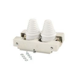 Kábelbevezető zárófedél lépcsős 2x30-72mm IP54 műanyag szürke MiFP82 ENYMETER Hensel - 2000319