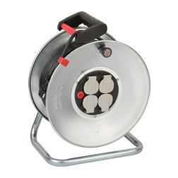 Kábeldob acéllemez 25m H05RR-F 1.5mm2/ 3x 4x2P+E/230V IP44 Garant SK LECTRA - 1198528