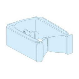 Kábelkengyel függőleges (12db) műanyag 59mm-sz Prisma G/P Schneider - LVS04262