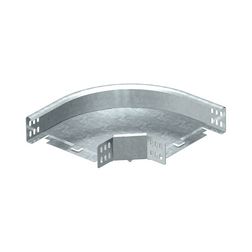 Kábeltálca 90° idom 100mm x 60mm-mag. 90° szalaghorganyzott acél RB 90 610 FS OBO-BETTERMANN - 6043216