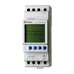 Kapcsolóóra digitális 1-csatorna napi heti váltó 16A 2TE 12.21.8.230.0000 FINDER - 122182300000