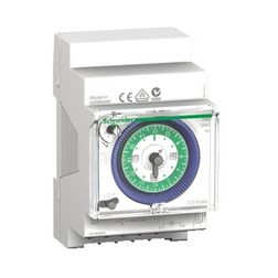 Kapcsolóóra sorolható analóg elemes 1csatorna napi 3M 16A kalapsínre Acti9 IH Schneider - CCT16364