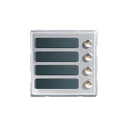 Kaputábla hívómodul IP42 süllyesztett téglalap alumínium alumínium Sinthesi URMET - 1145/14