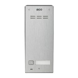 Kaputelefon kaputábla audió 1lakás RFID falonkívüli 2-erű 1hívógomb nemesacél moduláris ACO - FAM-P-1NPACC NT