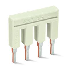 Keresztösszekötő 2,5mm2 sorkapocshoz (2002-) 4P szigetelt szürke TOPJOB S WAGO - 2002-404