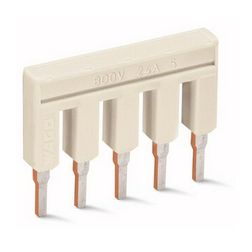 Keresztösszekötő 2,5mm2 sorkapocshoz (2002-) 5P szigetelt szürke TOPJOB S WAGO - 2002-405