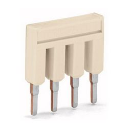 Keresztösszekötő 4mm2 sorkapocshoz (2004-) 2P szigetelt szürke TOPJOB S WAGO - 2004-402