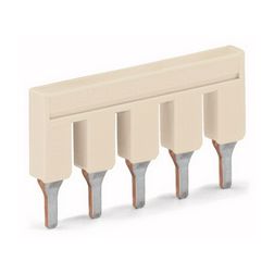 Keresztösszekötő 6mm2 sorkapocshoz (2006-) 5P szigetelt szürke TOPJOB S WAGO - 2006-405