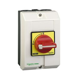 Készüléktokozat V3/4-hez sárga/piros kar műanyag falonkívüli 150mm x TeSys Vario VC Schneider - VCFXGE2