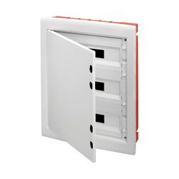 Kiselosztó 2xPE/N műanyag 3x 18M süllyesztett fehér IP40 teli ajtó 40CDi GEWISS - GW40890BD