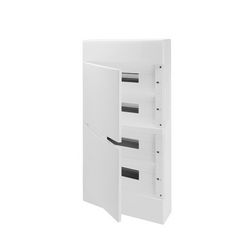 Kiselosztó 2xPE/N műanyag 4x 18M falonkívüli fehér IP40 teli ajtó 40CD GEWISS - GW40073BD