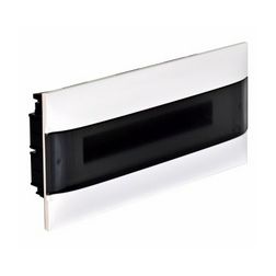 Kiselosztó PE/N-sín 90A műanyag 1x 22M süllyesztett fehér IP40 ajtó PractiboxS LEGRAND - 137155