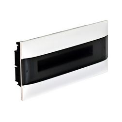 Kiselosztó PE/N-sín 90A műanyag 1x 22M üreges falba fehér IP40 ajtó PractiboxS LEGRAND - 137175