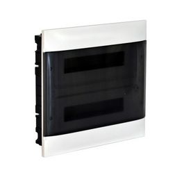 Kiselosztó PE/N-sín 90A műanyag 2x 12M üreges falba fehér IP40 átlátszó ajtó PractiboxS LEGRAND - 135172