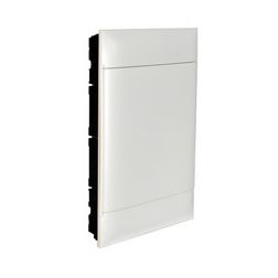 Kiselosztó PE/N-sín 90A műanyag 3x 18M üreges falba fehér IP40 ajtó PractiboxS LEGRAND - 137168