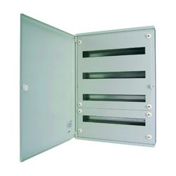 Kiselosztó PE/N-sínnel acél 3x 24M falonkívüli szürke IP30 teli ajtó BF-O-3/72-G-C EATON - 283044