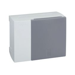 Kiselosztó PE/N-sínnel műanyag 1x 6M falonkívüli fehér IP40 átlátszó ajtó Mini Pragma Schneider - MIP12106T