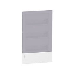 Kiselosztó PE/N-sínnel műanyag 3x 12M süllyesztett fehér IP40 átlátszó ajtó Mini Pragma Schneider - MIP22312T