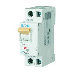 Kismegszakító 1P+N 13A C-jelleg 230V AC 10kA/60898 PL7-C13/1N EATON - 262748