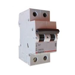 Kismegszakító 2P 20A C-jelleg 400V AC 6kA/60898 6kA/60947 RX3 LEGRAND - 419225