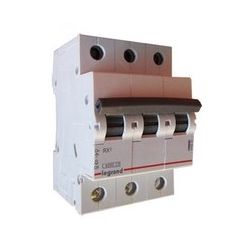 Kismegszakító 3P 25A B-jelleg 400V AC 6kA/60898 6kA/60947 RX3 LEGRAND - 419171