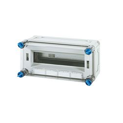 Kismegszakítós szekrény 12modul IP65 1-kalapsín 12-modulhely 150mm 300mm 170mm x Mi 1112-U Hensel - 1091630