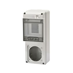 Kombinációs dugalj doboz IP65 FK 5 DIN modul hely + 1db 16A dugaljhely 68Q-DIN GEWISS - GW68017N