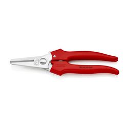 Kombinált olló karton- műanyag- Al-/Ms-/Cu-fóliához multifunkcionális fogazott-lap 190mm KNIPEX - 9505190
