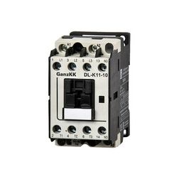 Kontaktor (mágnesk) 11kW/400VAC-3 3Z 400V50Hz 1z csavaros 32A/AC-1/400V DIL-K11-10 Ganz KK - 400-0002-450-DL