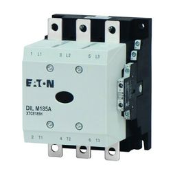 Kontaktor (mágnesk) 90kW/400VAC-3 3-Z 190-240VAC 2-z 2-ny sínes 337A/AC-1/400V DILM185A/22 EATON - 139537