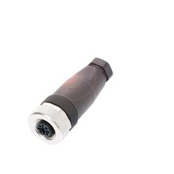 Köralakú ipari csatlakozó anya lengő 5-pólusú hüvely 4A 125V M435-0000-1A-000-41X575-000 Balluff - BCC06ZF