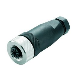 Köralakú ipari csatlakozó anya lengő M12-aljzat 4 hüvely csavaros-csatlakozás SAIB-4/7 Weidmüller - 9457240000