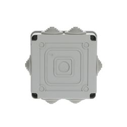 Kötődoboz falonkívüli műanyag 100mm x 100mm 50mm szürke teli fedél-fedél IP55 System Pro E ABB - M008160000
