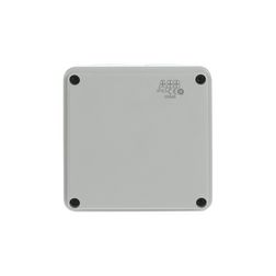 Kötődoboz falonkívüli műanyag 100mm x 100mm 50mm szürke teli fedél-fedél IP55 System Pro E ABB - M008460000