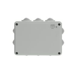 Kötődoboz falonkívüli műanyag 153mm x 110mm 66mm szürke teli fedél-fedél IP55 System Pro E ABB - M008220000