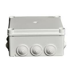 Kötődoboz falonkívüli műanyag 160mm x 135mm 77mm szürke teli fedél-fedél IP55 System Pro E ABB - 1SL0824A00