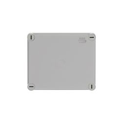 Kötődoboz falonkívüli műanyag 160mm x 135mm 77mm szürke teli fedél-fedél IP55 System Pro E ABB - 1SL0854A00